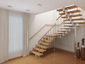 Деревянные и металлические лестницы по индивидуальным проектам