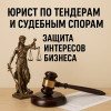 .Юрист по тендерам и судебным спорам — защита интересов бизнеса..